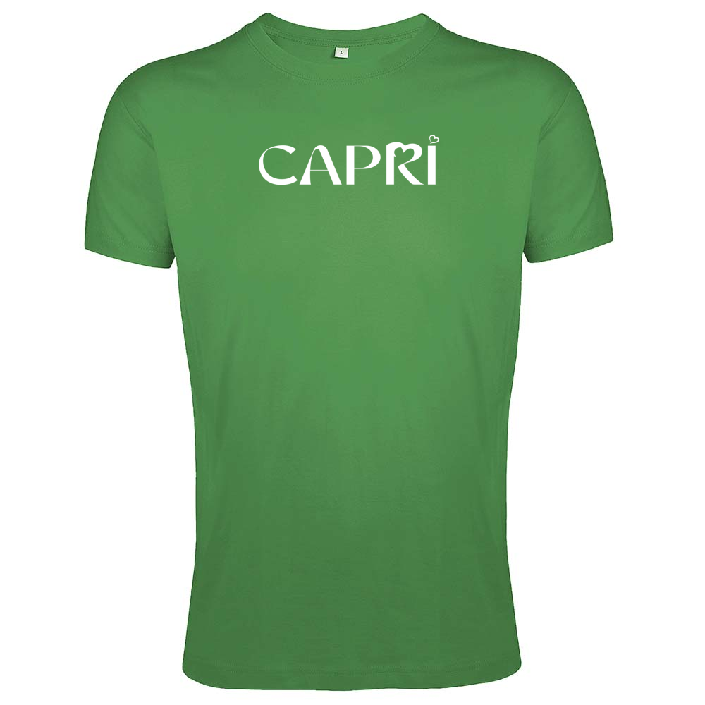 T-Shirt Men Fit CAPRI MINIMAL WHITE WRITING