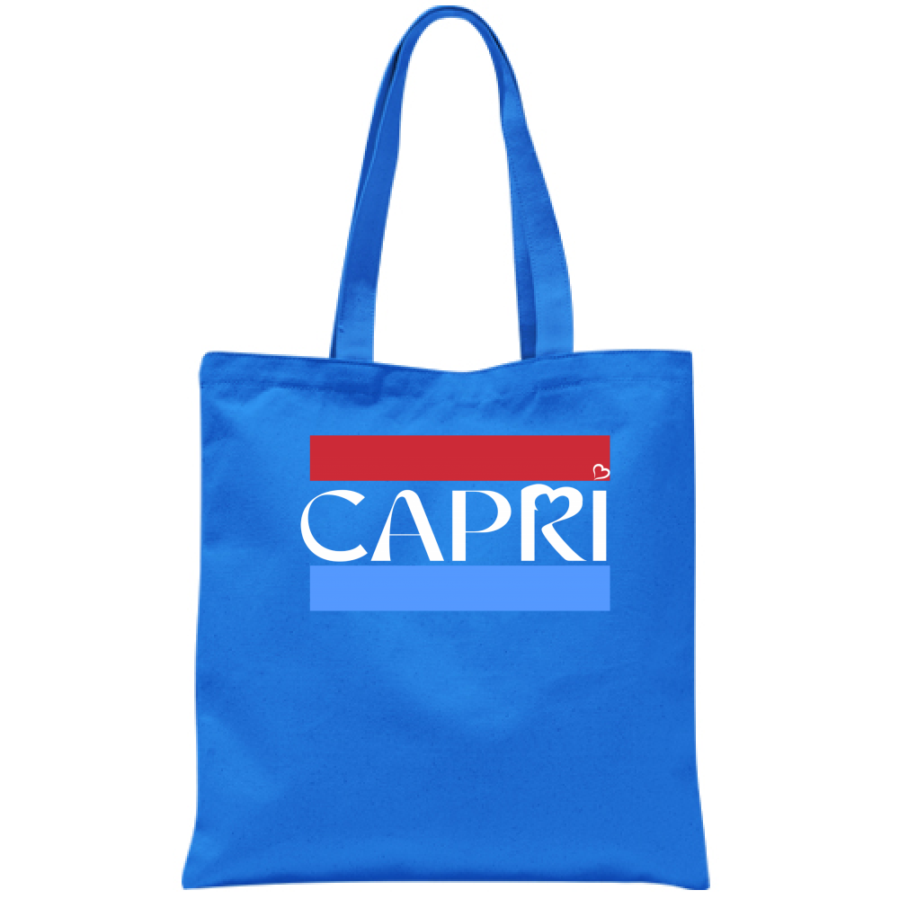 Borsa CAPRI FASCIA ROSSO BLUE BIANCO