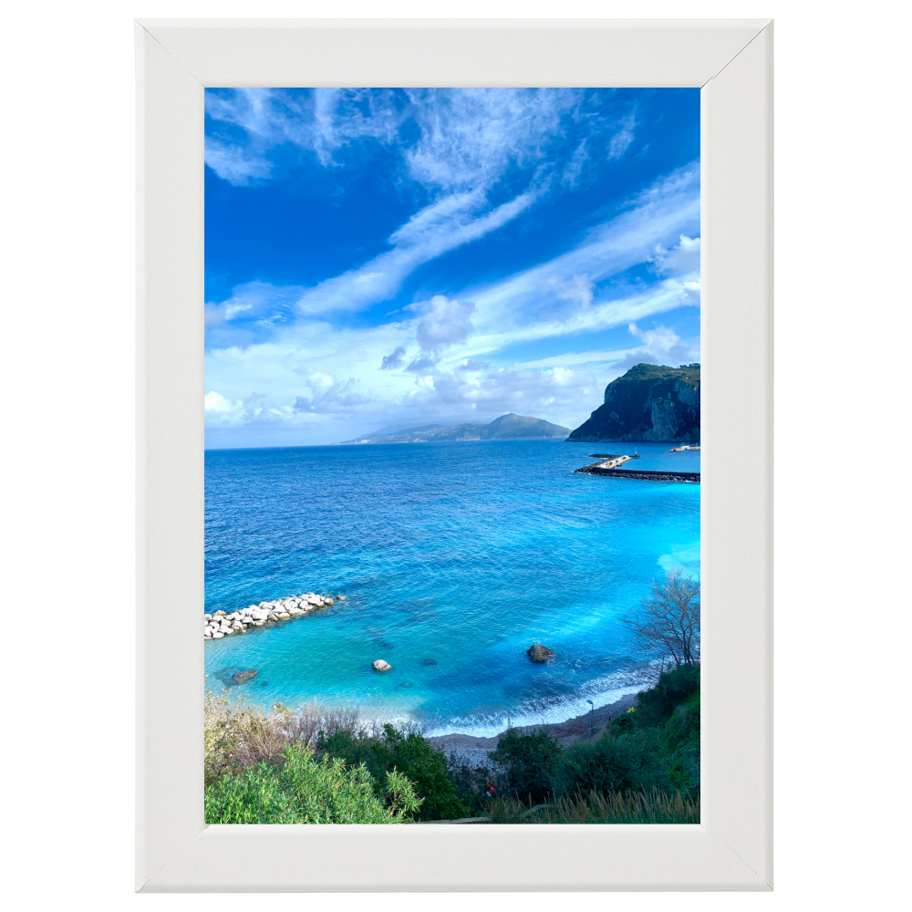 Poster con Cornice 40x60 Capri Sinfonia di Blu cornice lunga