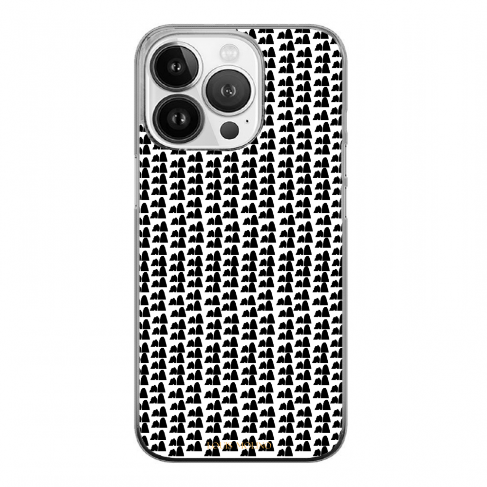 Cover Gomma iPhone 15 Pro FARAGLIONI SMALL AND BLACK