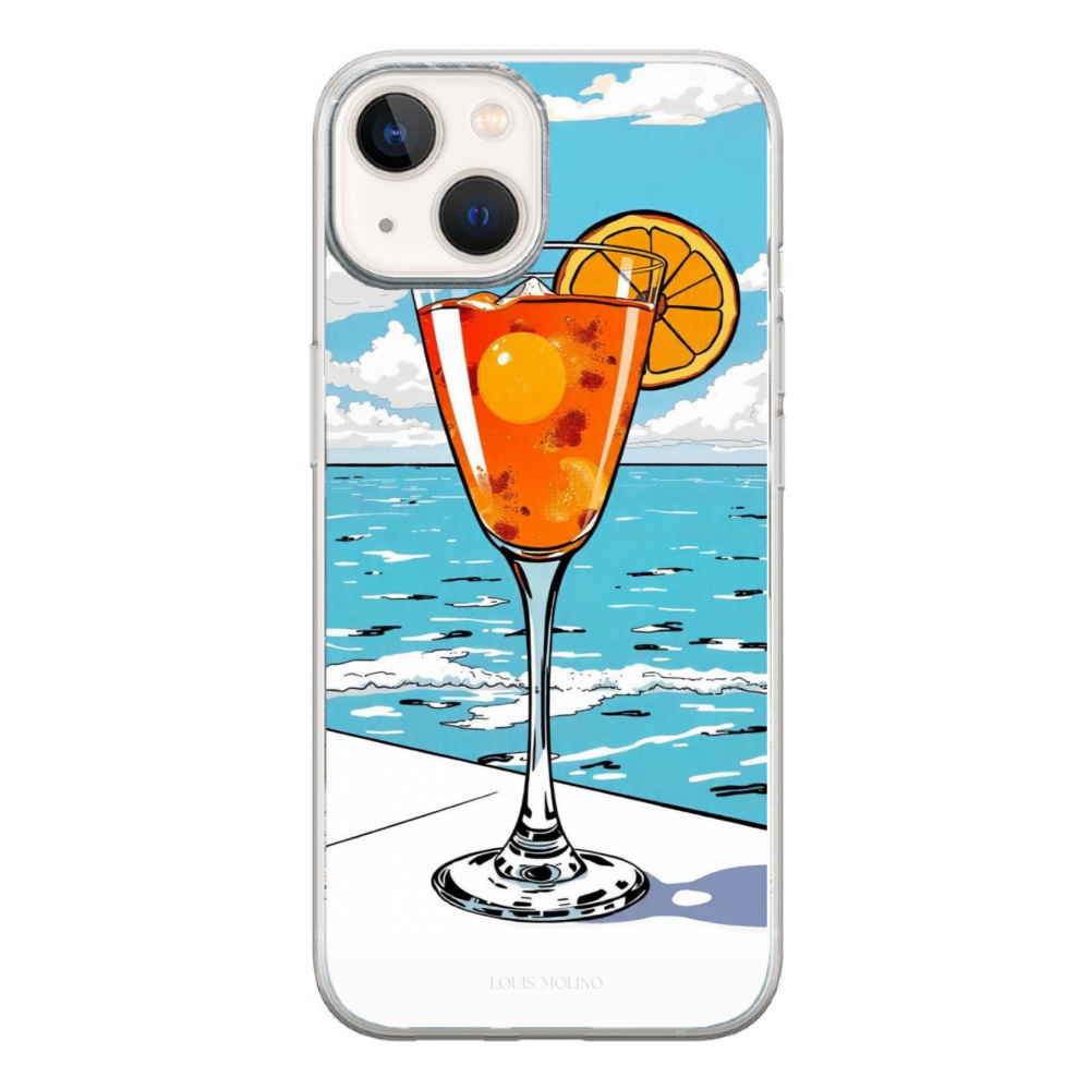 Rubber Cover iPhone 15 Plus Spritz Seaside