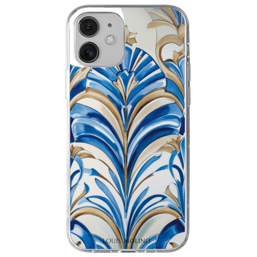 Rubber Cover iPhone 12 BEACH AND SEA CAPRI