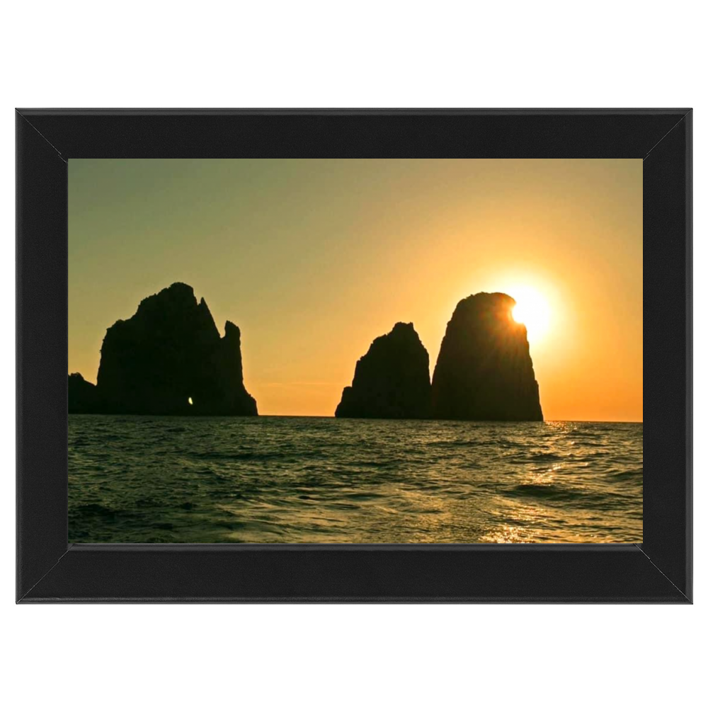 Poster con Cornice 60x40 Raggi di Capri