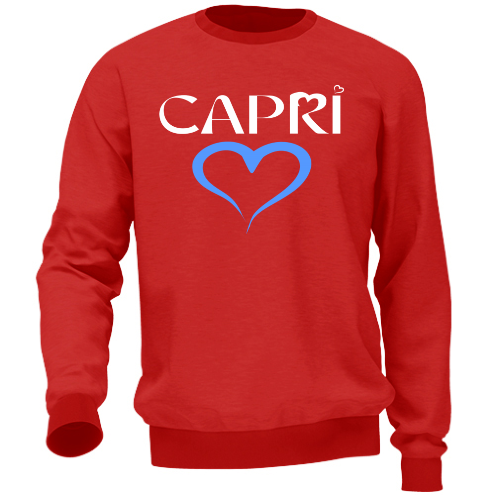 Unisex Sweatshirt CAPRI HEART BLUE