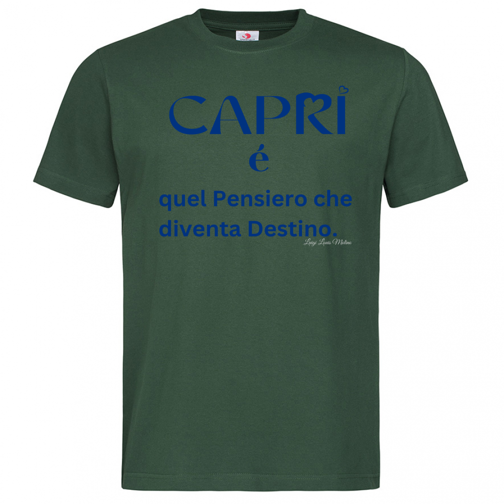 T-Shirt Men Premium Capri é quel pensiero che diventa Destino