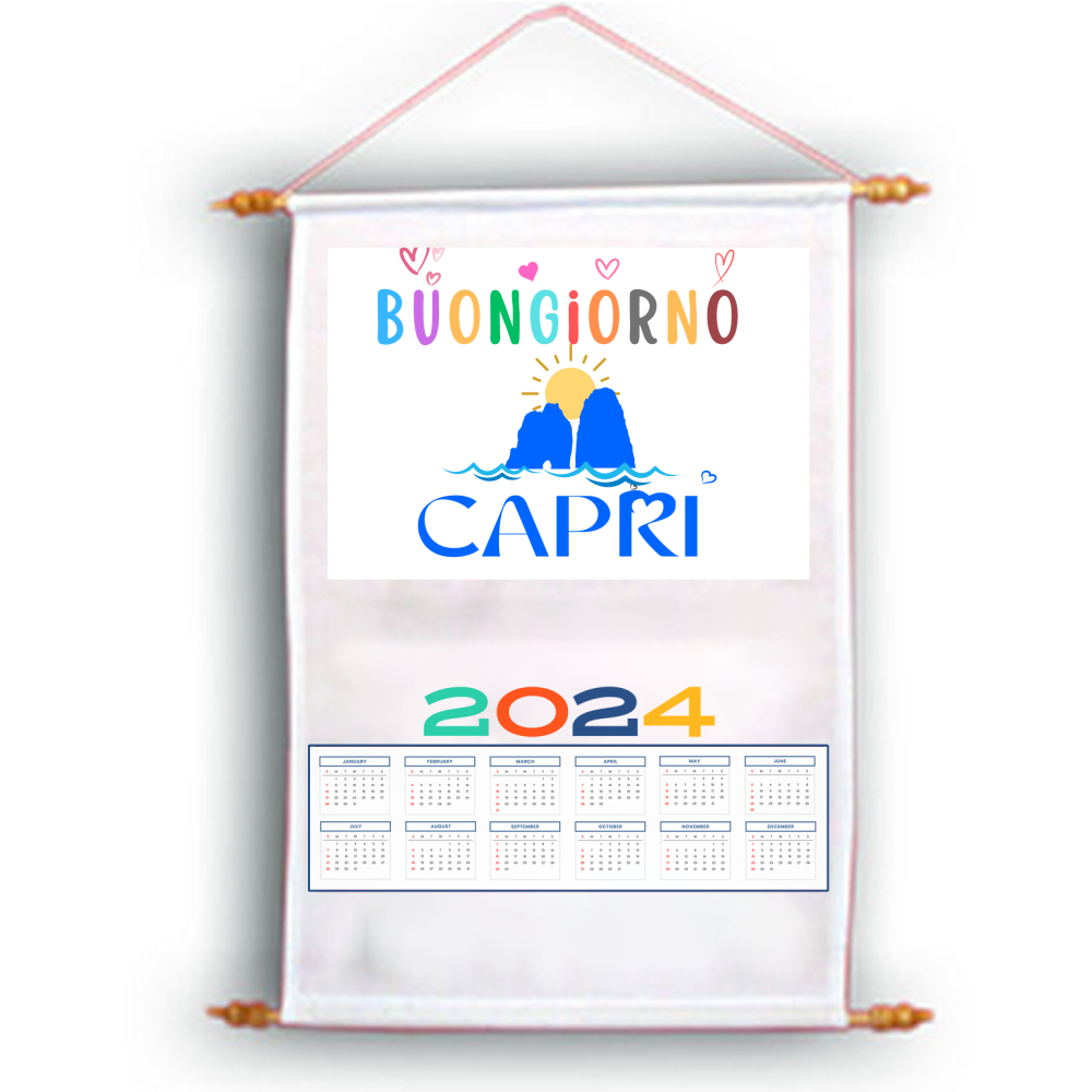 Fabric Calendar Good Morning Capri Calendar