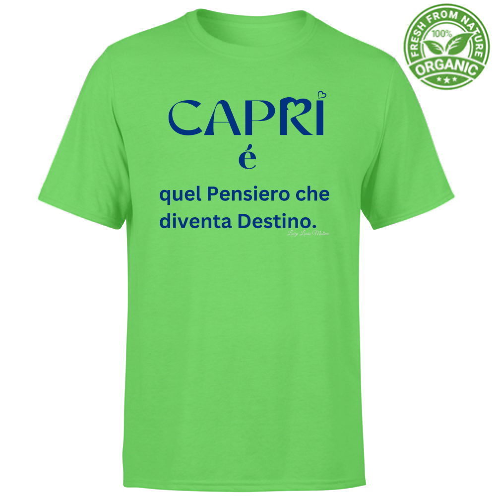 T-Shirt Bambino Organic Capri é quel pensiero che diventa Destino