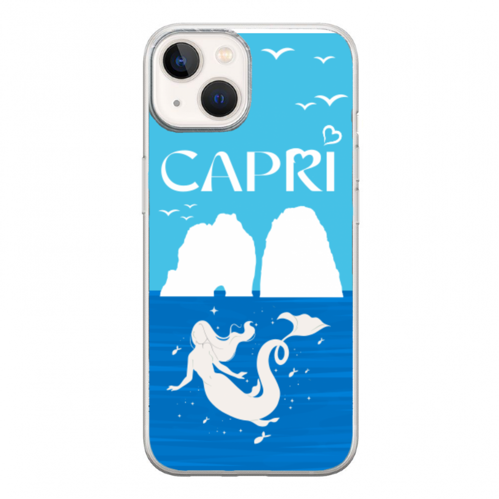 Rubber Cover iPhone 14 Mermaids Capri