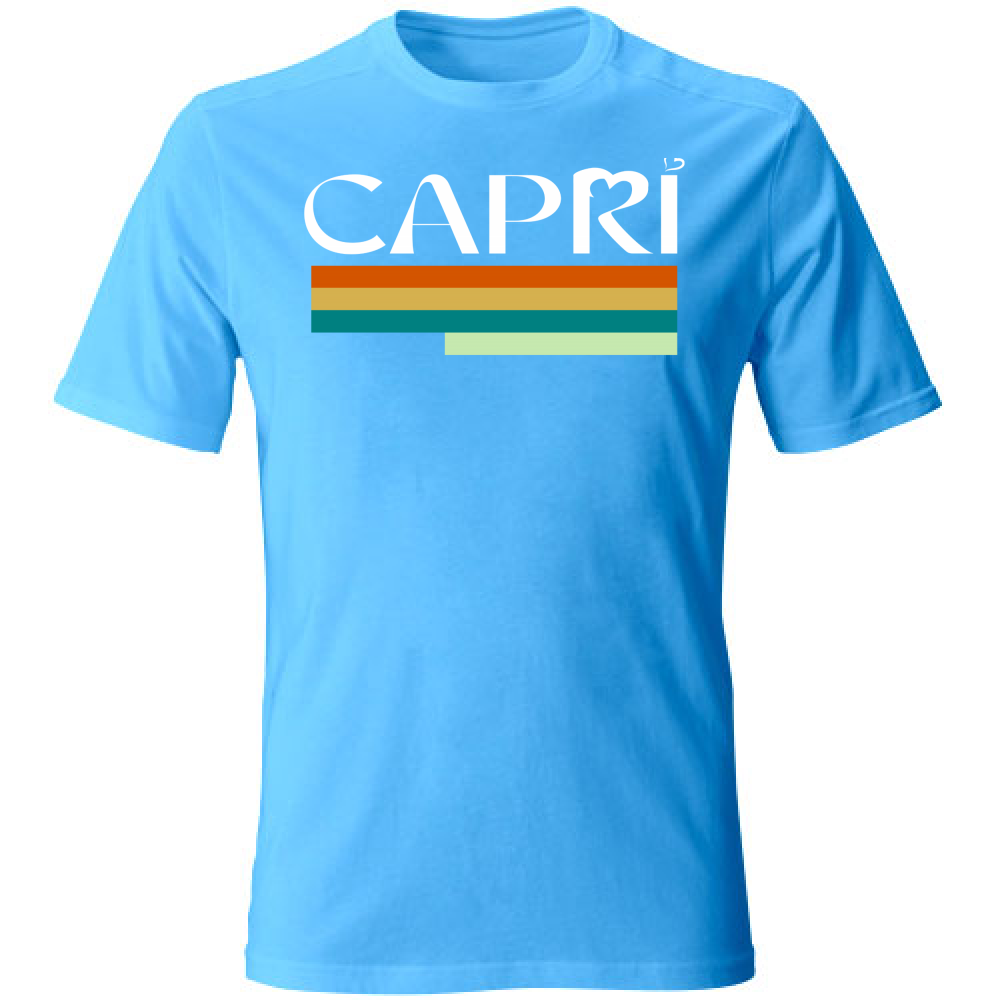 T-Shirt Kids CAPRI TECHNICOLOR WHITE WRITING