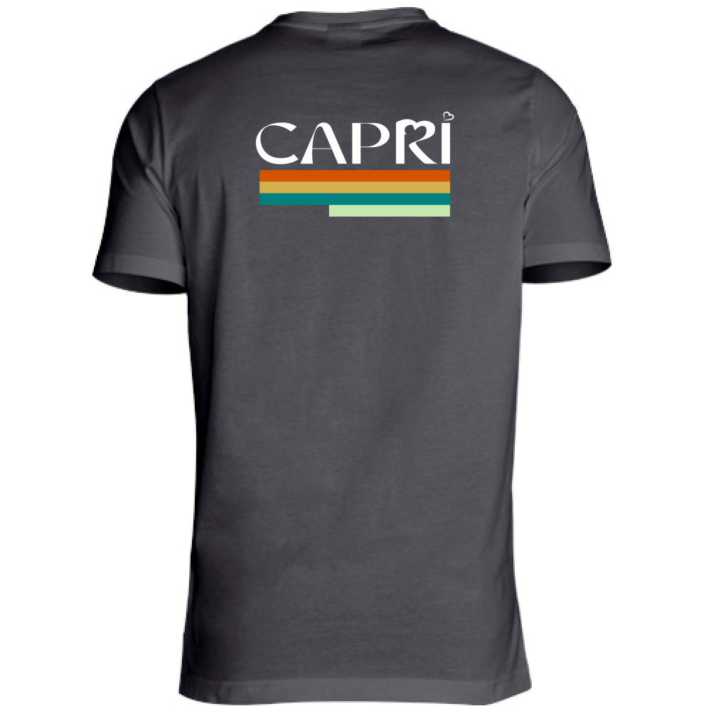 Unisex T-Shirt Large CAPRI TECHNICAL COLOR WHITE WRITING
