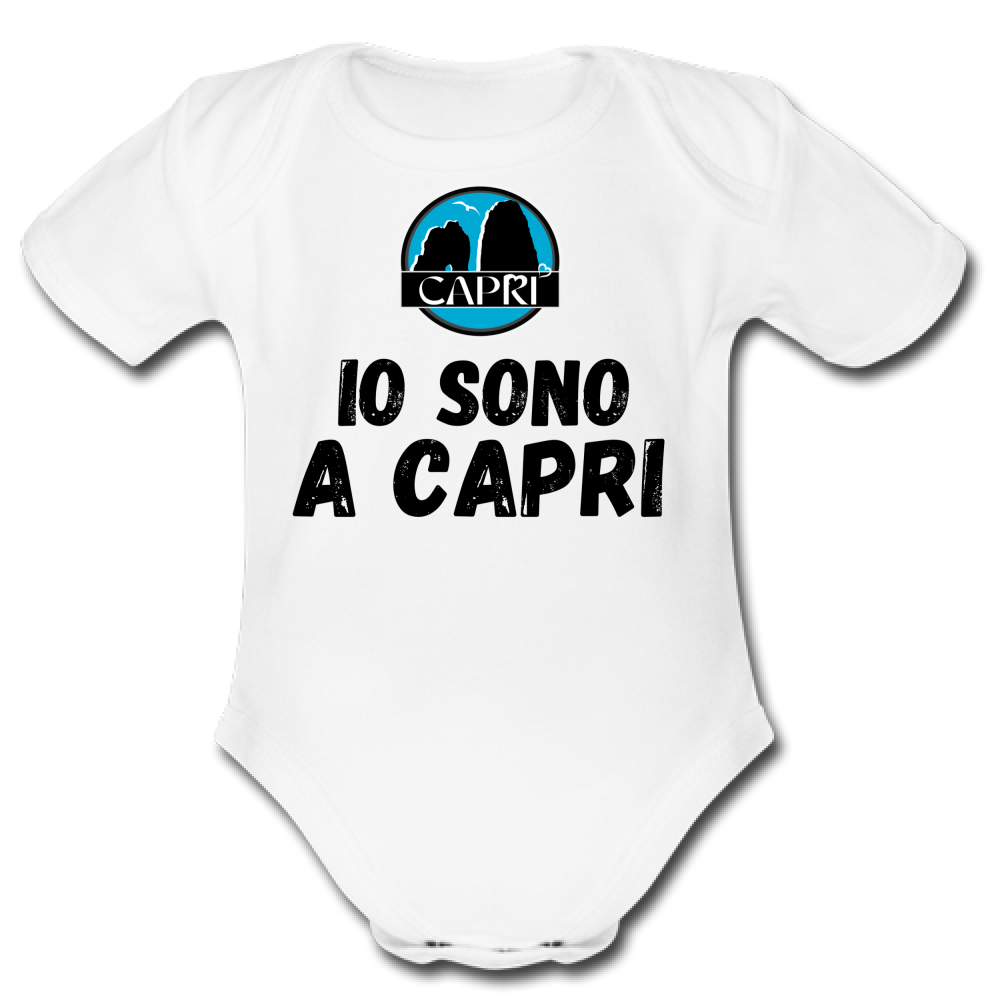 Body Bambino IO SONO A CAPRI SCRITTA NERA