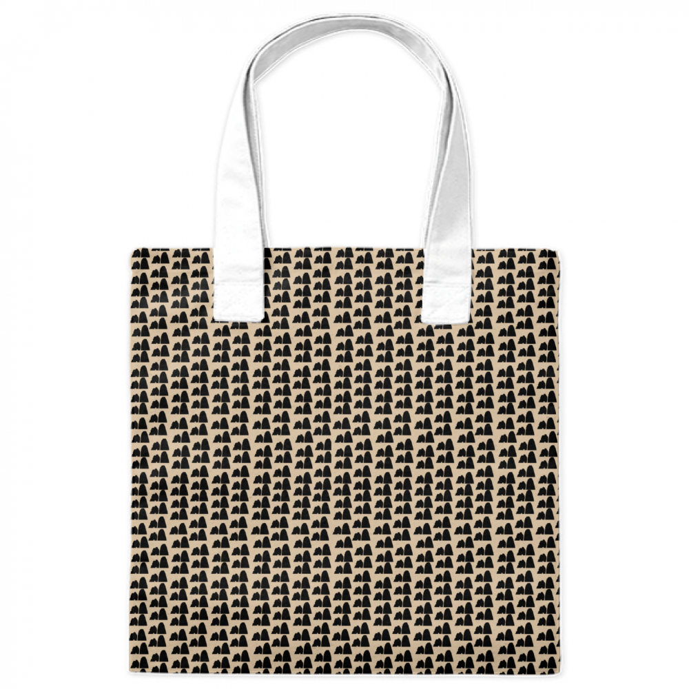 Borsa All Over FARAGLIONI IN CREAM SMALL AND BLACK