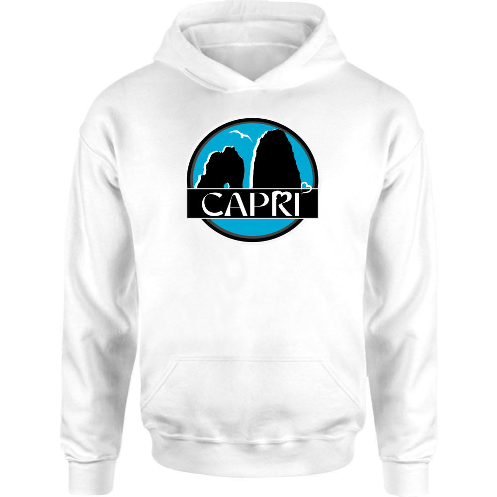 Felpa Bambino con Cappuccio CAPRI CERCHIO MAGICO CON  FARAGLIONI