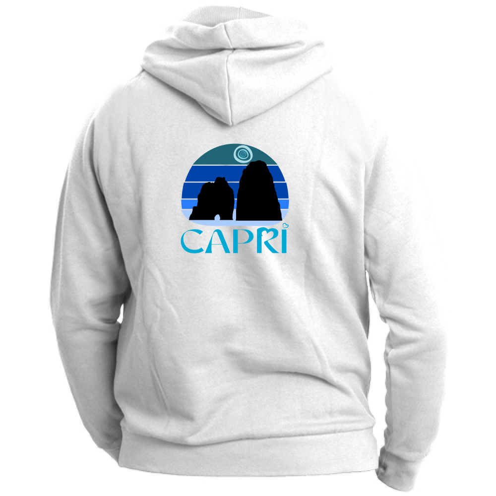 Unisex Hoodie CAPRI VINTAGE BLUE SUNSET