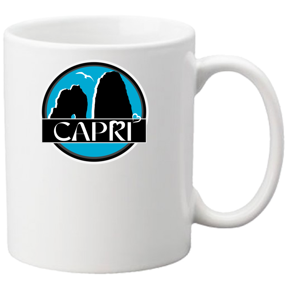 CAPRI MAGIC CIRCLE WITH FARAGLIONI Mug