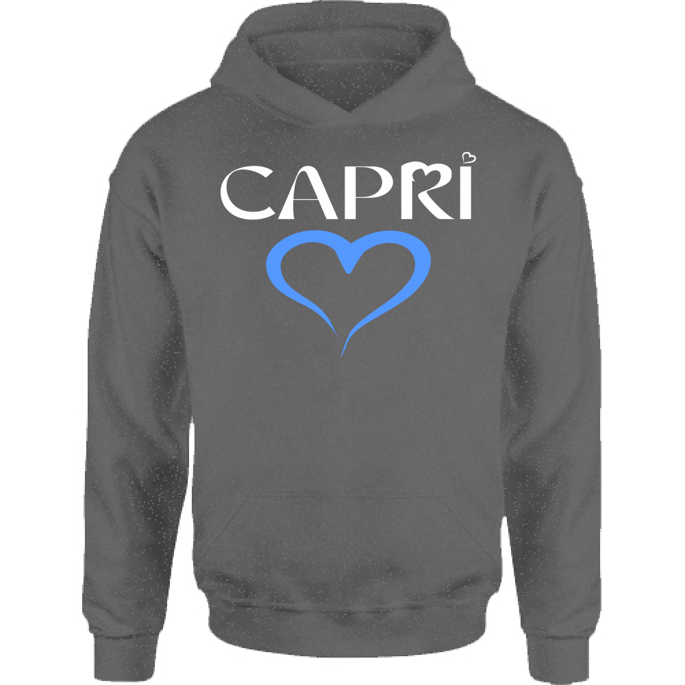 Felpa Bambino con Cappuccio CAPRI CUORE AZZURRO