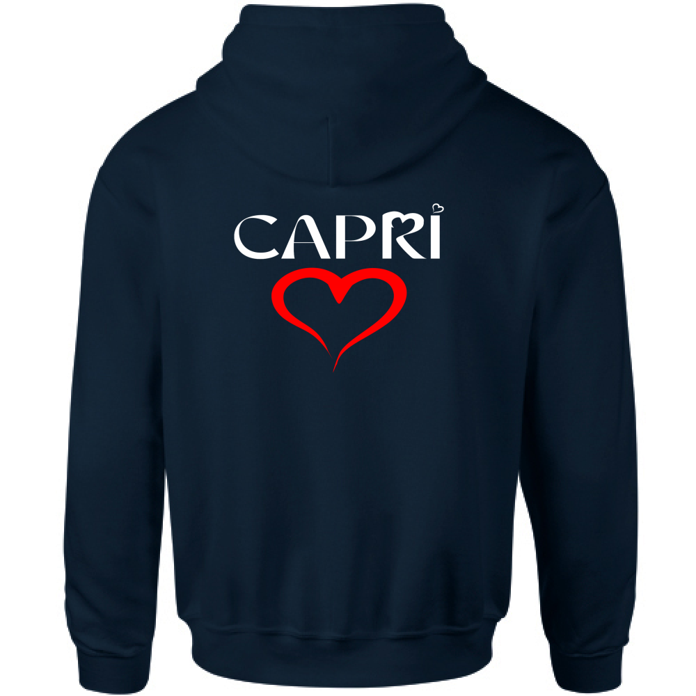 Children's Hoodie HEART CAPRI RED