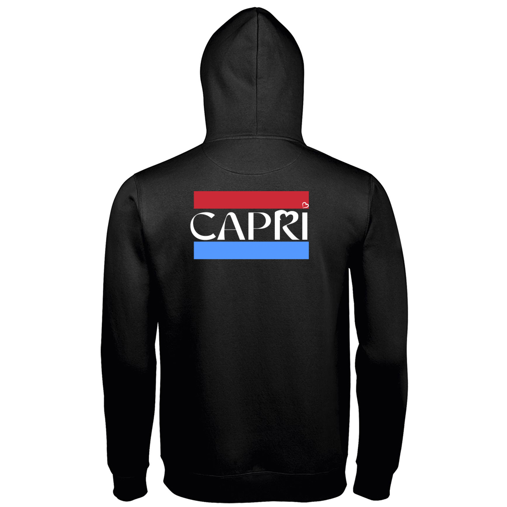 Hoodie Premium Men CAPRI BAND RED BLUE WHITE