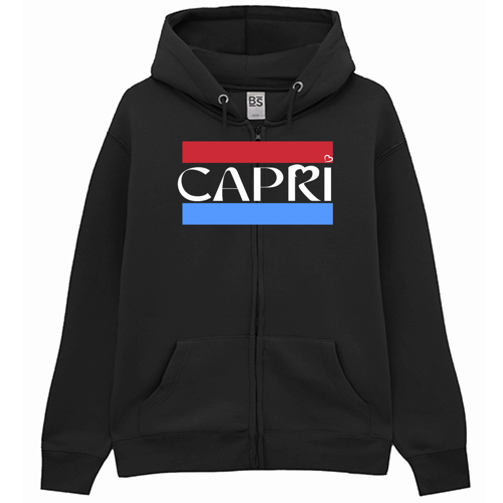 Premium Hoodie Zip CAPRI BAND RED BLUE WHITE