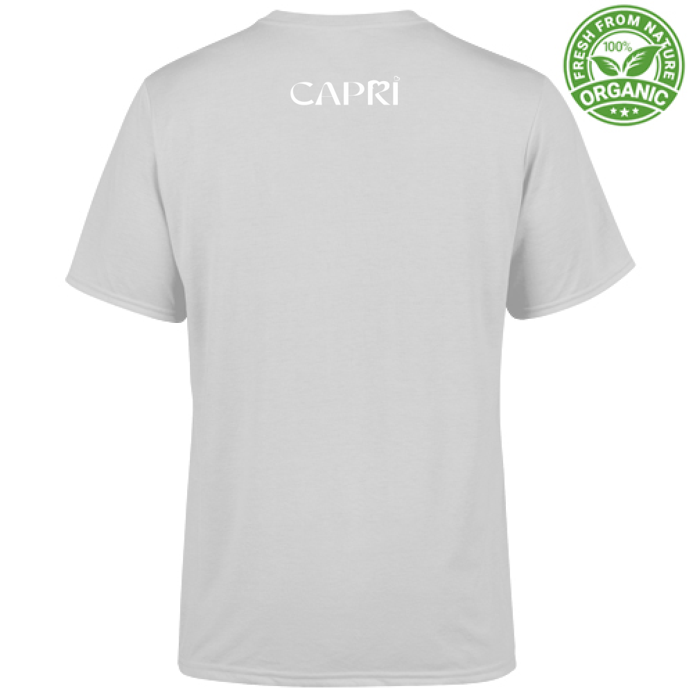 T-Shirt Unisex Organic CAPRI MINIMAL WHITE WRITING