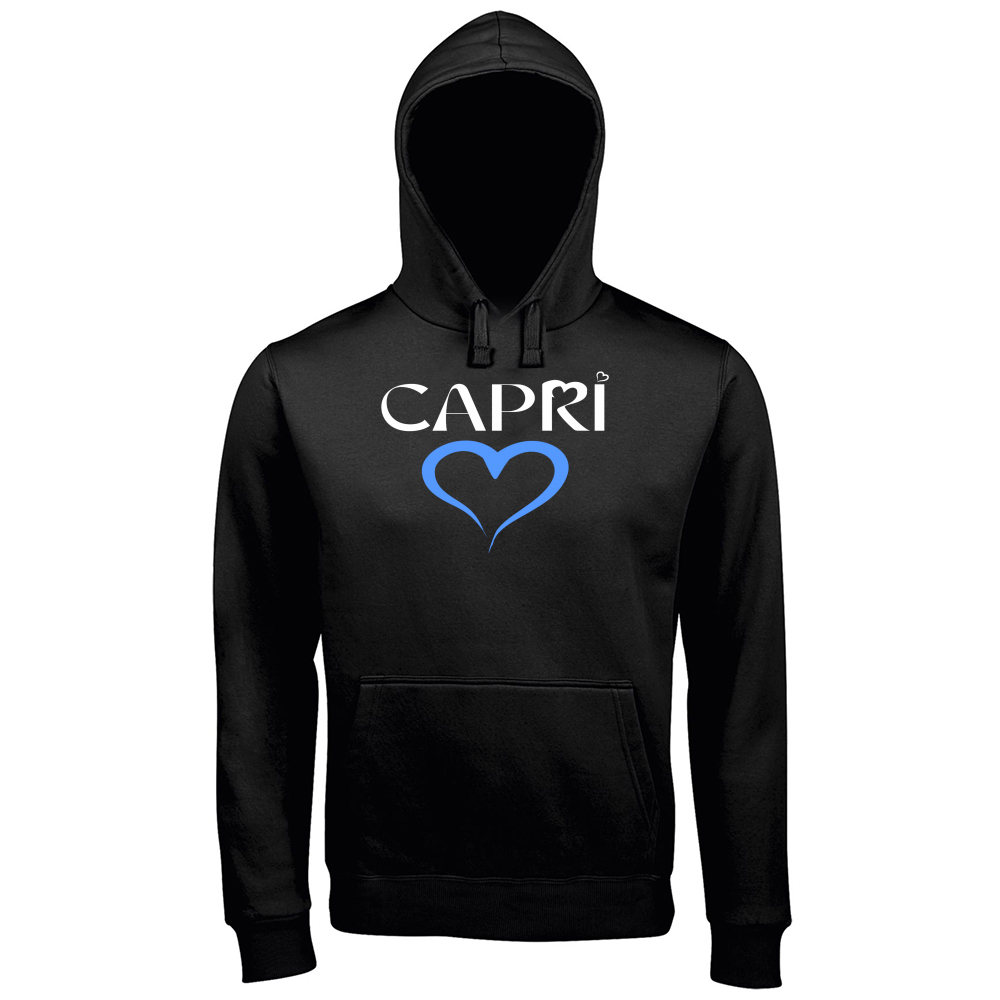 Hoodie Premium Men CAPRI CUORE AZZURRO