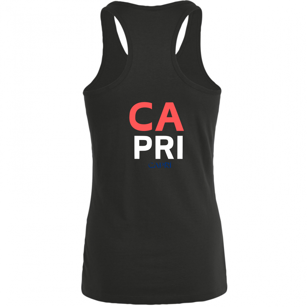 Women's Tank Top CAPRI DESIGN RED WRITING