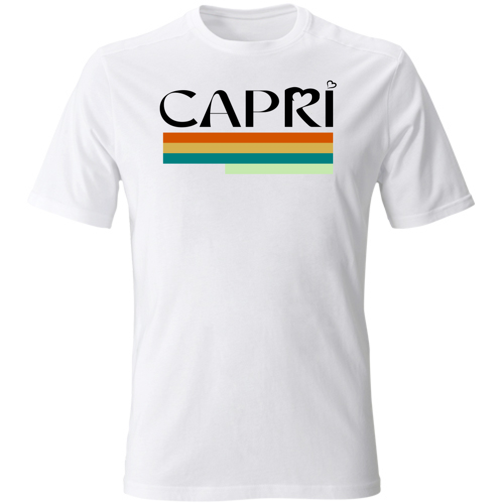 Unisex T-Shirt Large CAPRI TECHNICAL COLOR BLACK WRITING