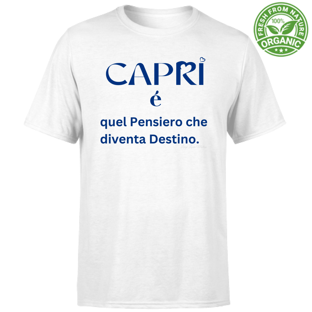 T-Shirt Bambino Organic Capri é quel pensiero che diventa Destino