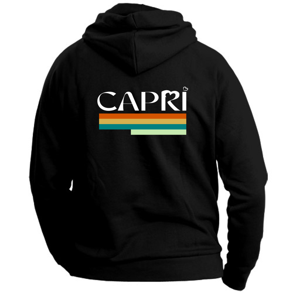 Unisex Hoodie Large CAPRI TECHNICAL COLOR WHITE WRITING
