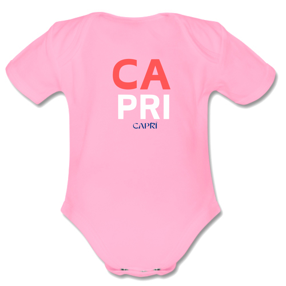 Body Bambino CAPRI DESIGN SCRITTA ROSSA