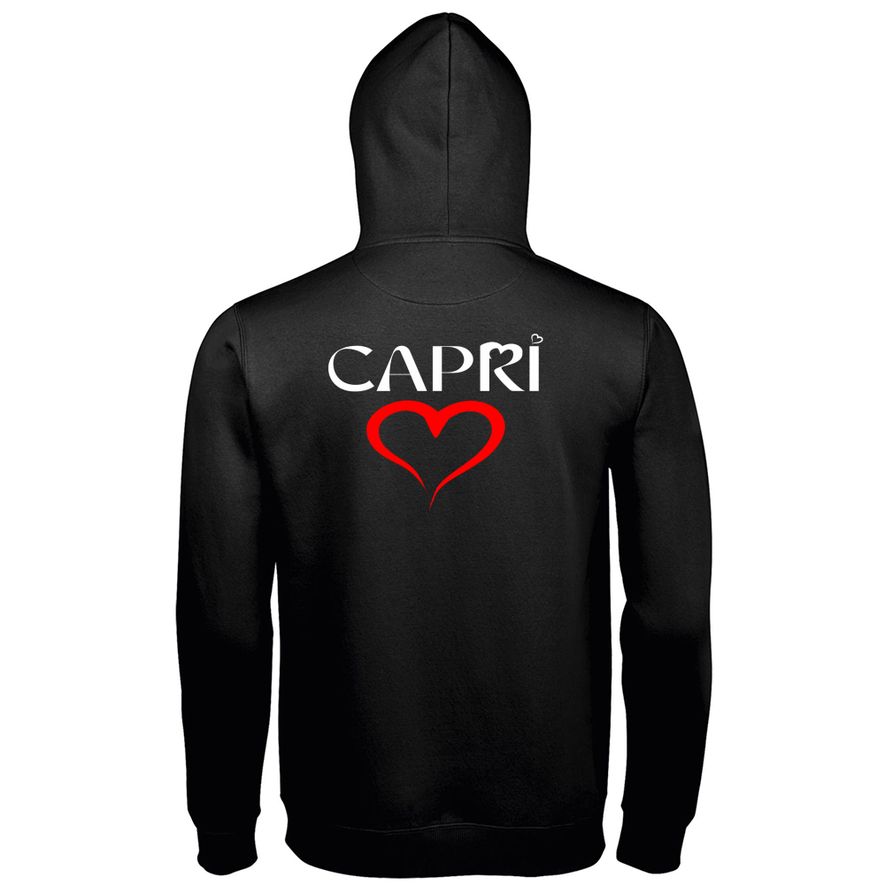 Hoodie Premium Men CUORE CAPRI ROSSO