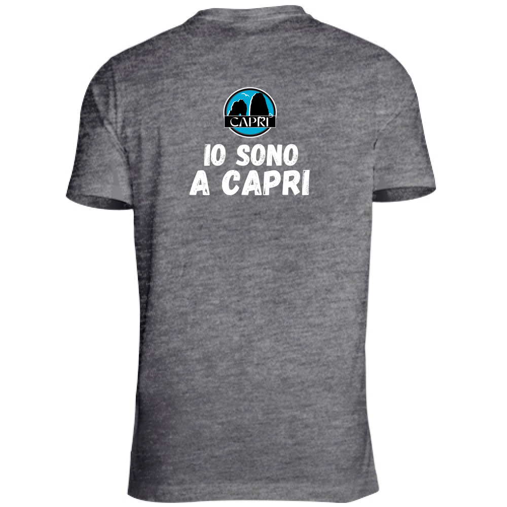 T-Shirt Kids I AM IN CAPRI WHITE WRITING