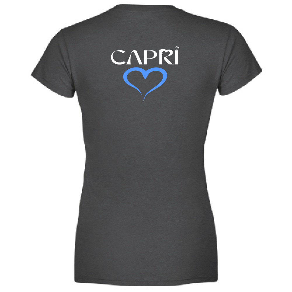 Women's T-Shirt CAPRI BLUE HEART