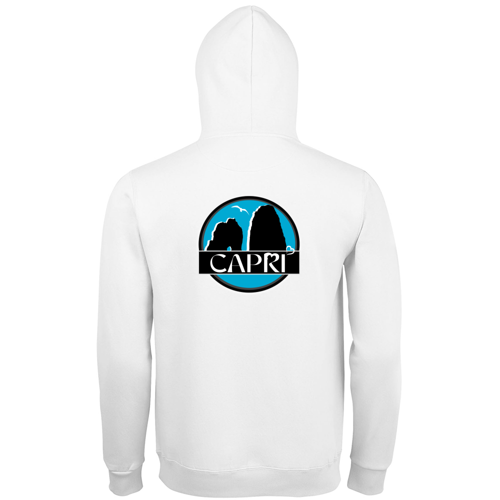 Premium Men Hoodie CAPRI MAGIC CIRCLE WITH FARAGLIONI