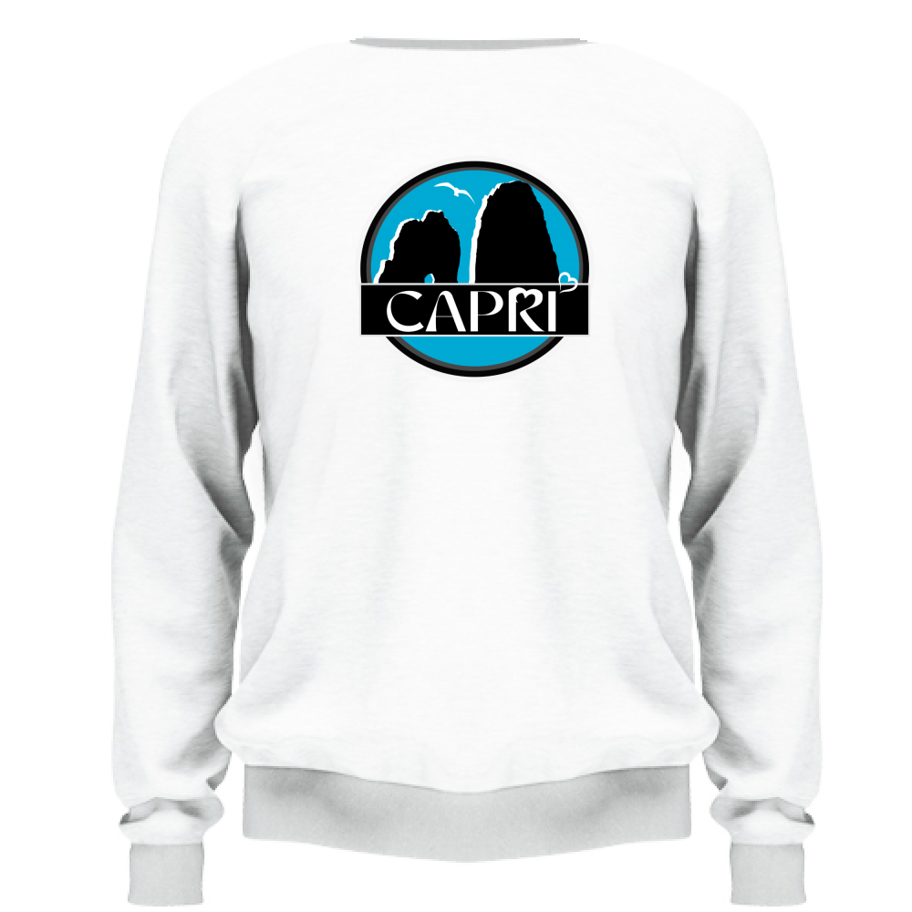 Unisex Sweatshirt CAPRI MAGIC CIRCLE WITH FARAGLIONI