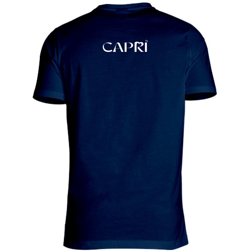 Unisex T-Shirt CAPRI MINIMAL WHITE WRITING