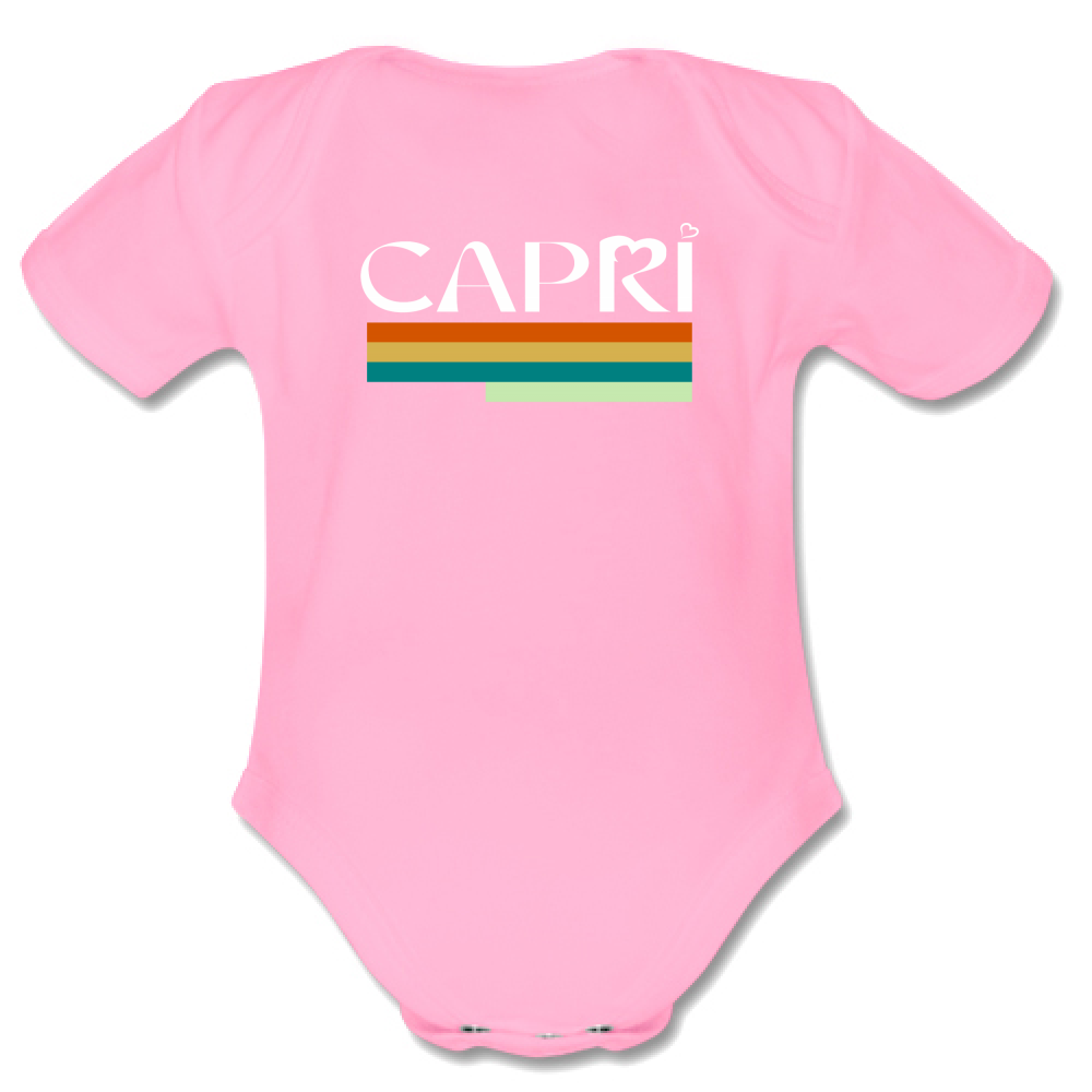Body Bambino CAPRI TECNICOLOR SCRITTA BIANCA