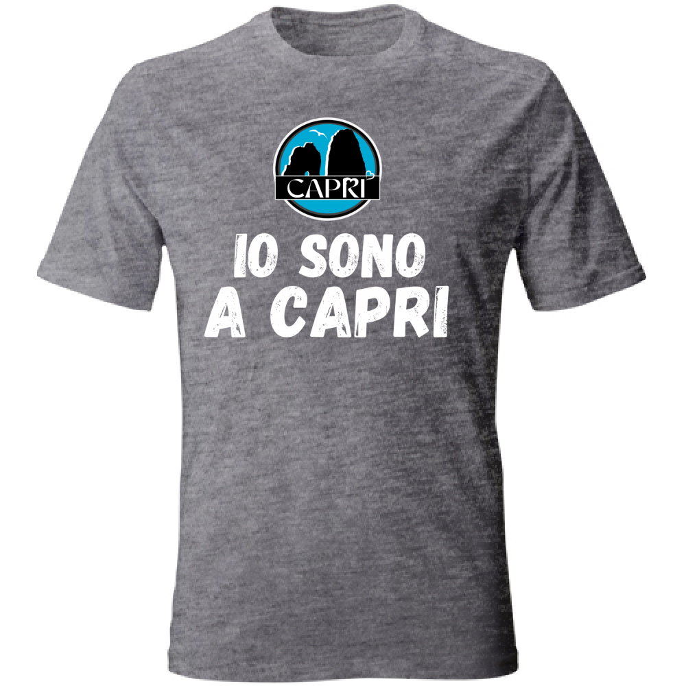 T-Shirt Kids I AM IN CAPRI WHITE WRITING