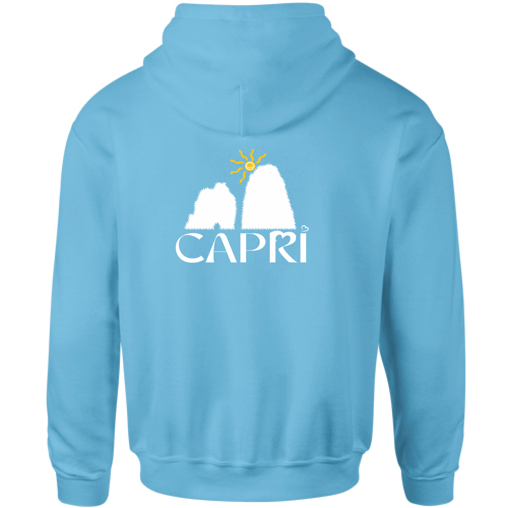 Kids Hoodie CAPRI HAPPY FARAGLIONI WHITE