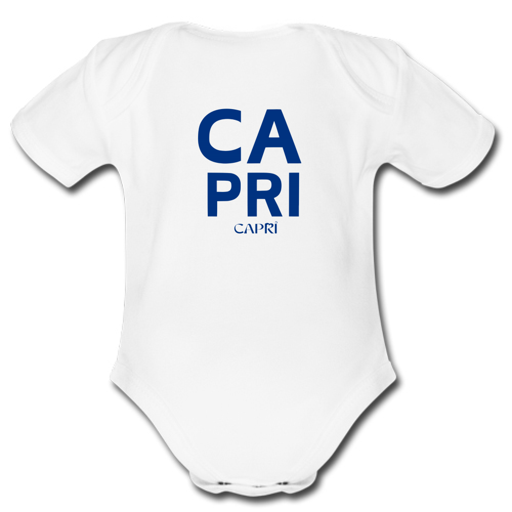 Body Bambino CAPRI DESIGN SCRITTA BLUE