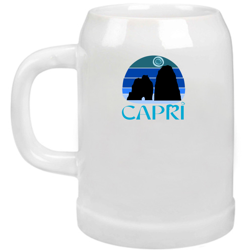 Beer Mug CAPRI VINTAGE BLUE SUNSET