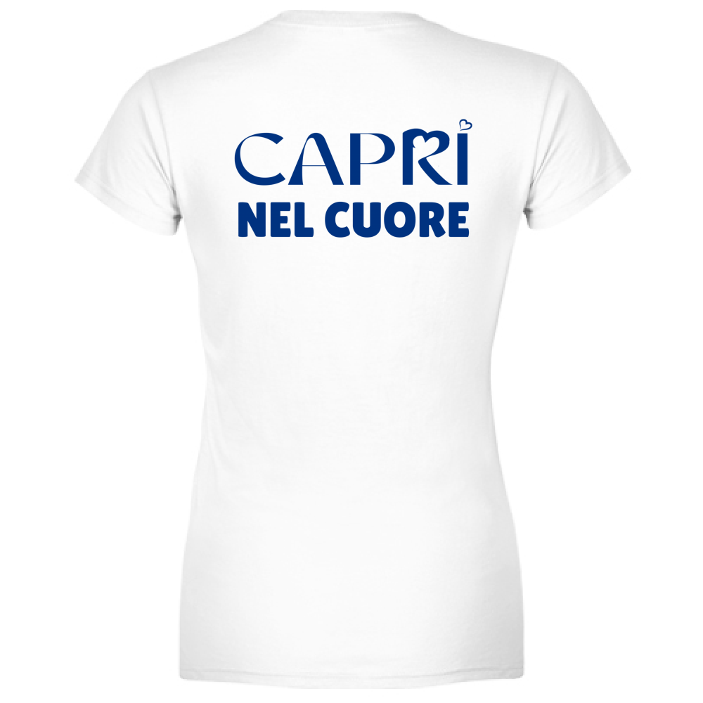 T-Shirt Woman Organic Capri In The Heart