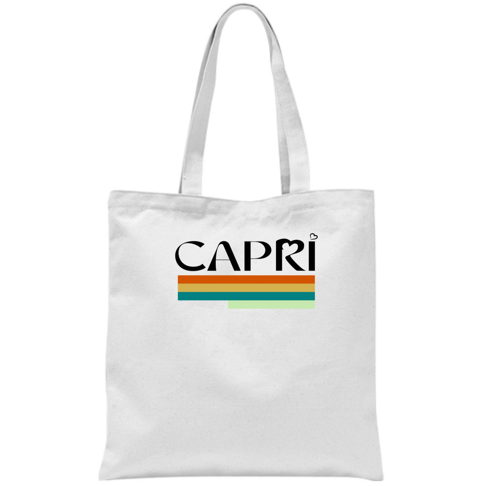 Borsa CAPRI TECNICOLOR SCRITTA NERA