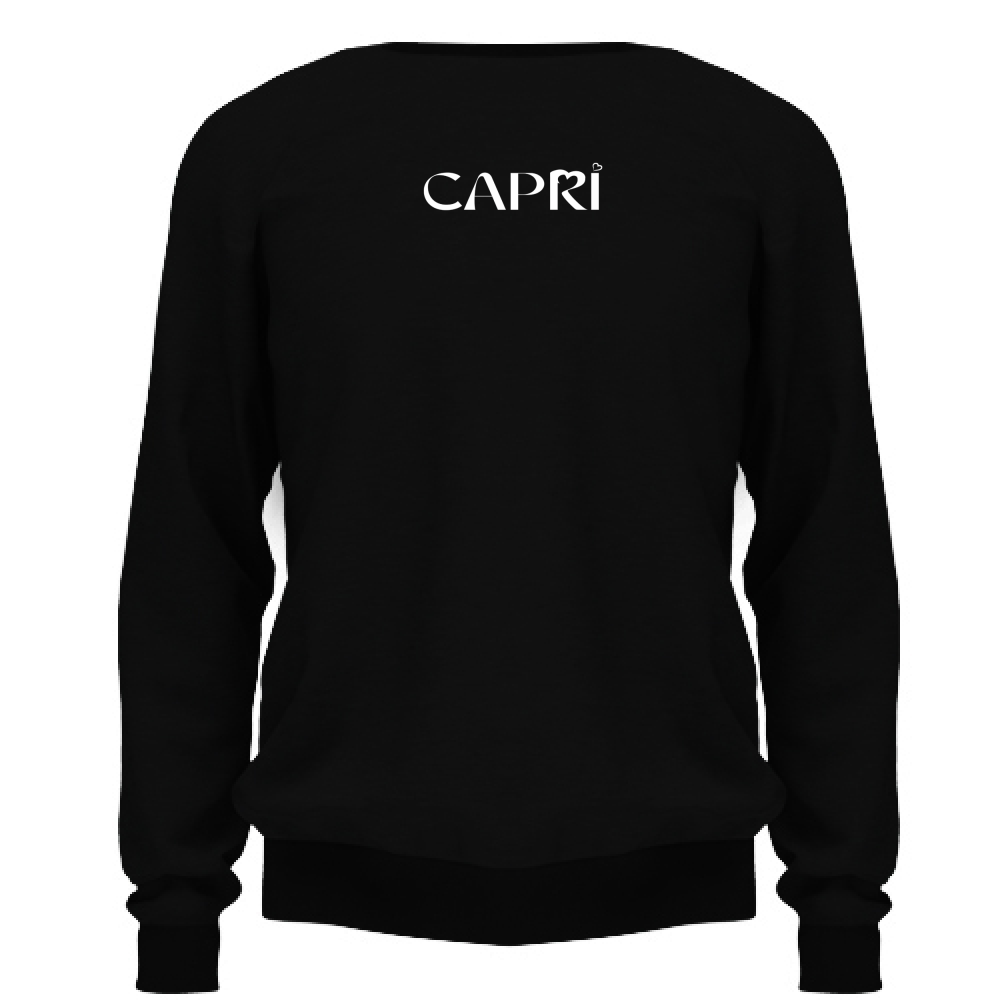 Unisex Sweatshirt CAPRI MINIMAL WHITE WRITING