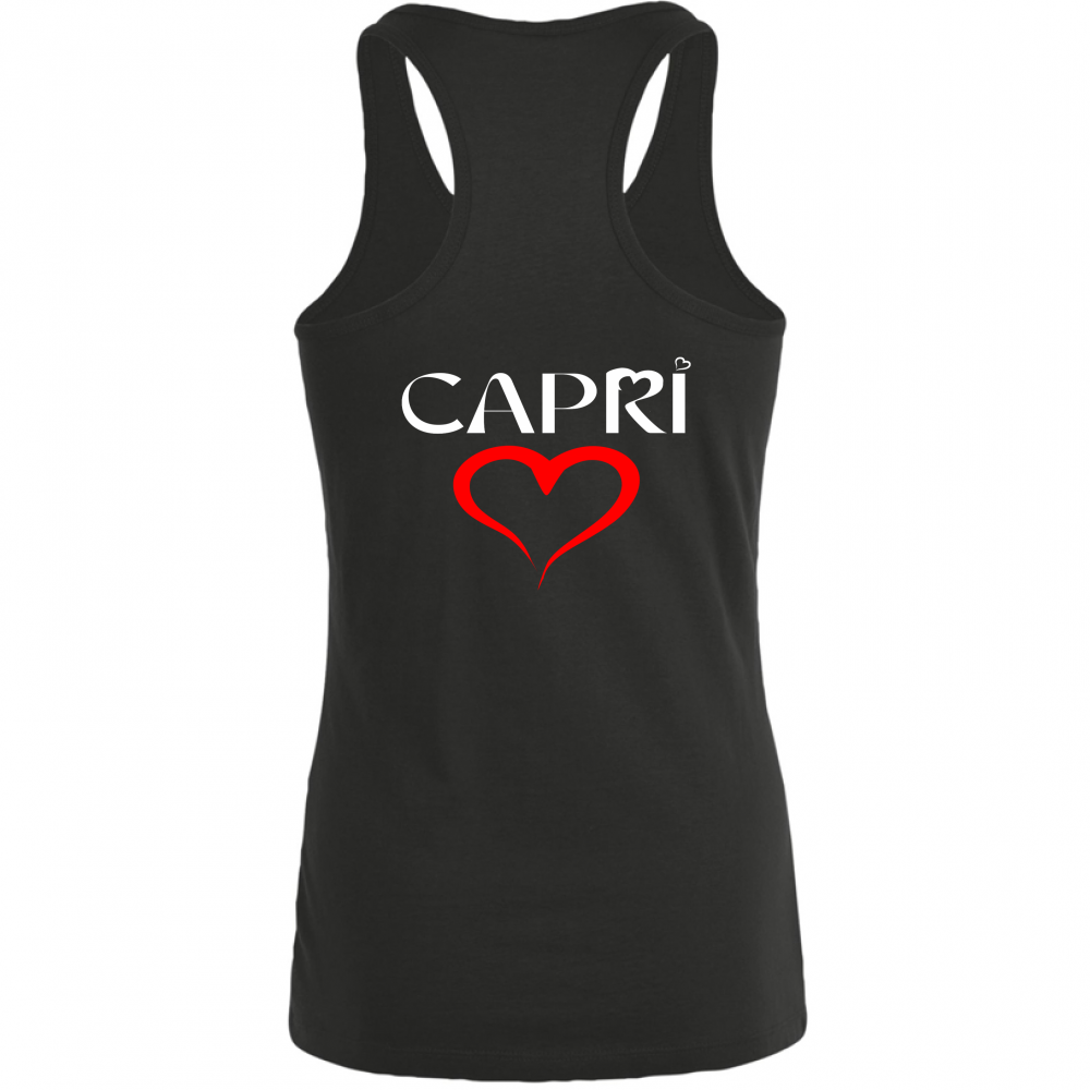 Canotta Donna CUORE CAPRI ROSSO