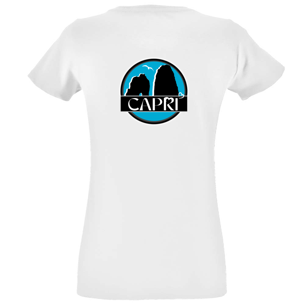 T-Shirt Women Fit CAPRI CERCHIO MAGICO CON  FARAGLIONI