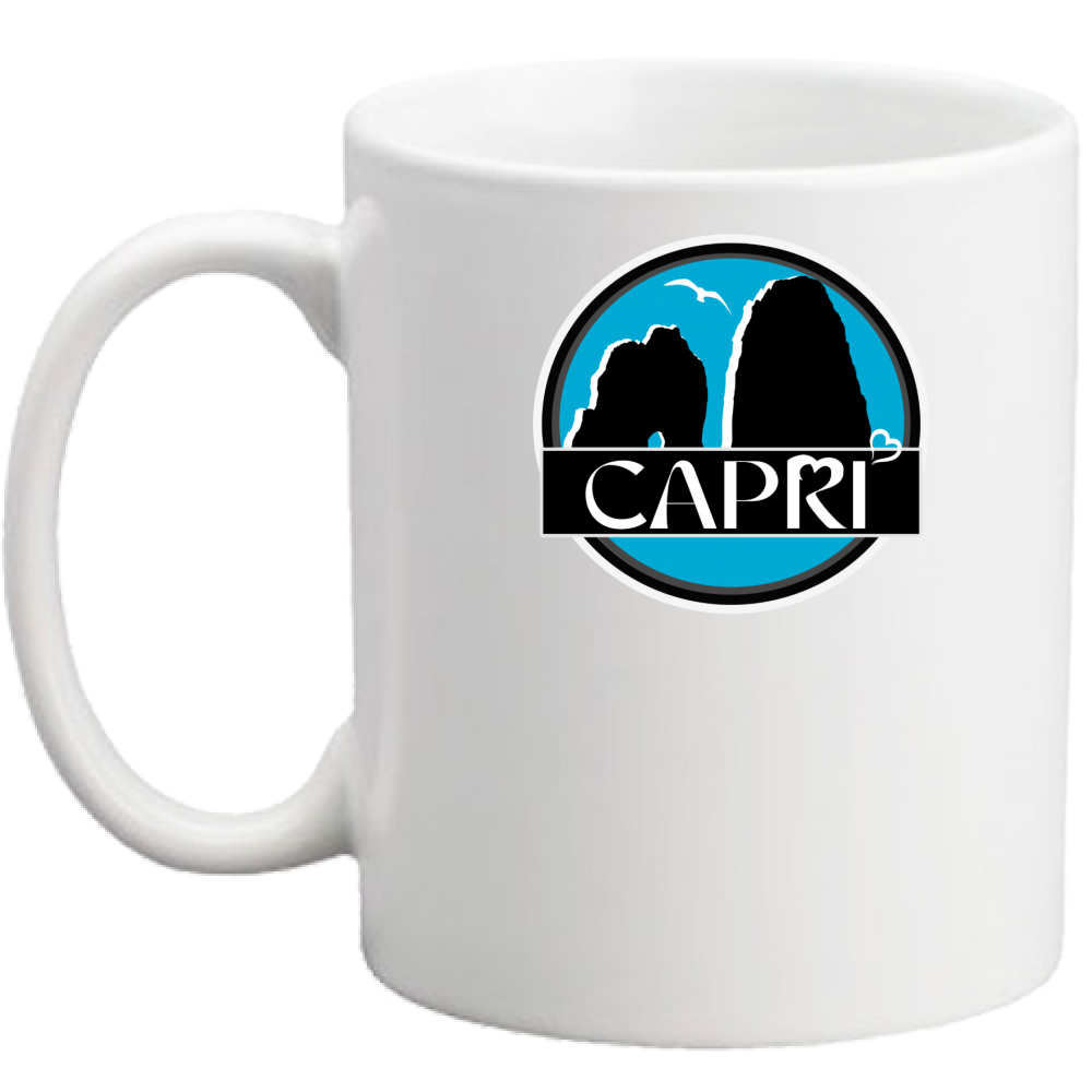 CAPRI MAGIC CIRCLE WITH FARAGLIONI Mug