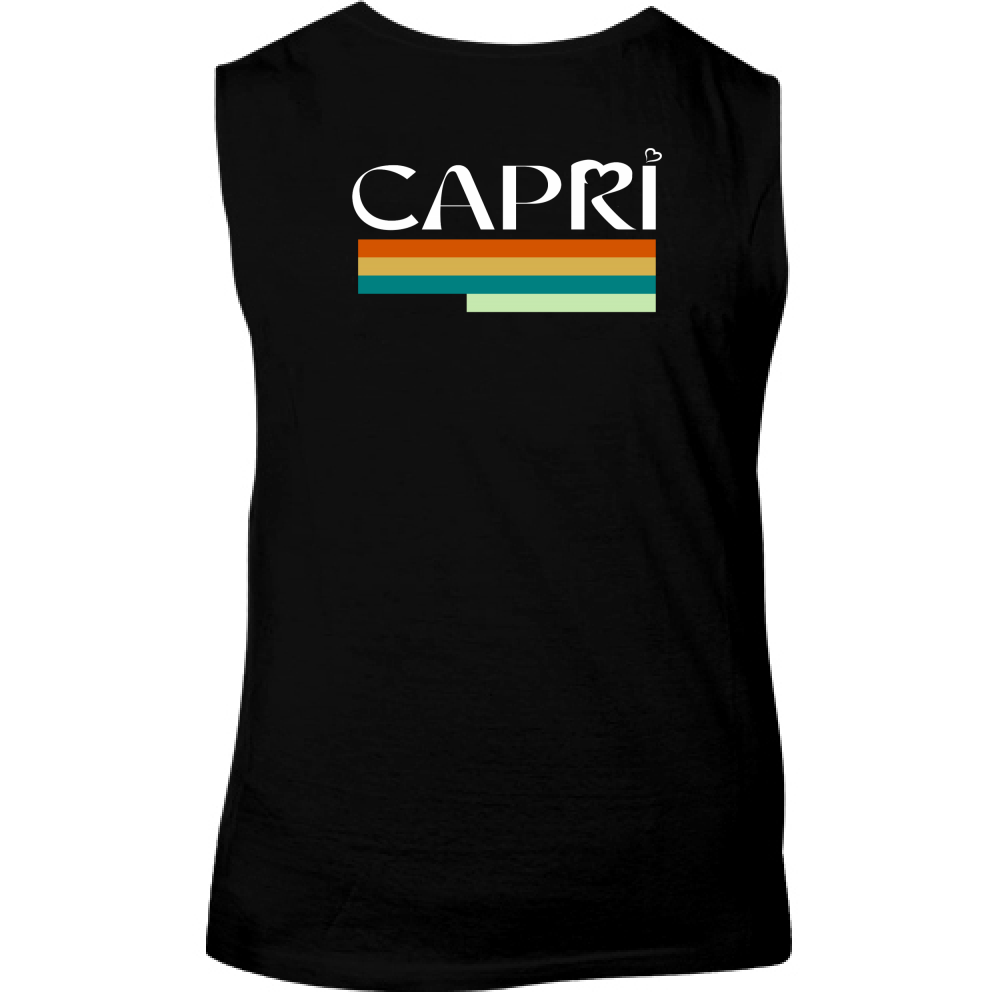 Canotta Unisex CAPRI TECNICOLOR SCRITTA BIANCA