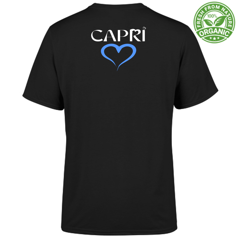 T-Shirt Bambino Organic CAPRI CUORE AZZURRO
