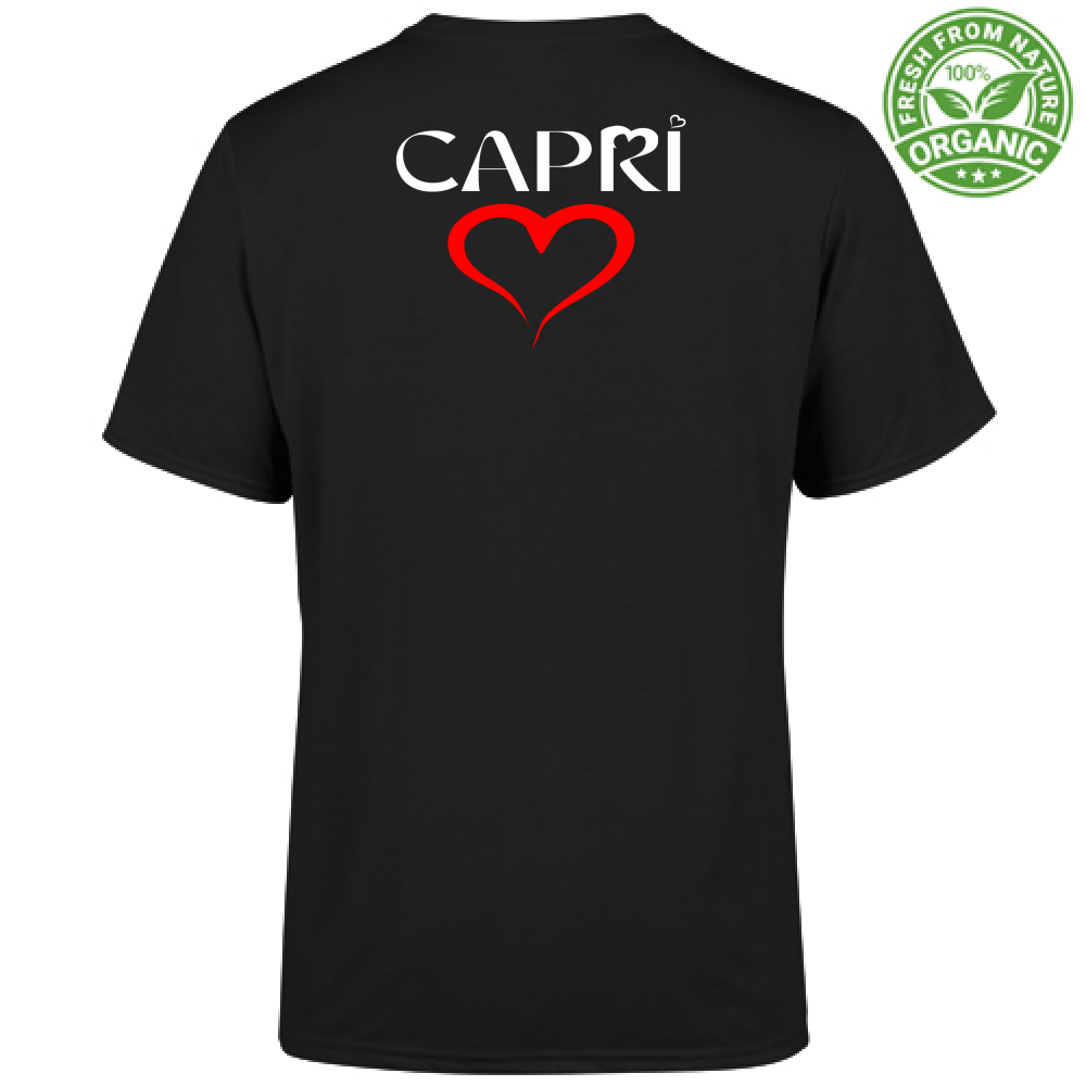 T-Shirt Bambino Organic CUORE CAPRI ROSSO